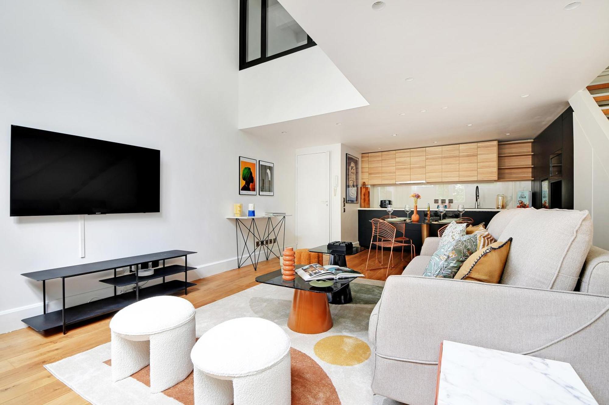 Апартаменти Amazing Loft 2Br - Eiffel Tower Париж Екстер'єр фото